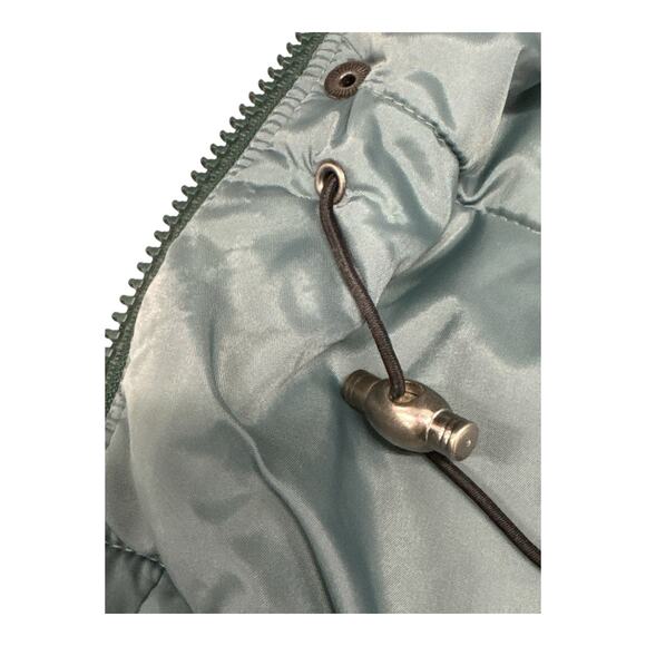 Vintage LL Bean Men's Thinsulate Thermal Insulation Parka L Green Chore Jacket - Picture 6 of 15